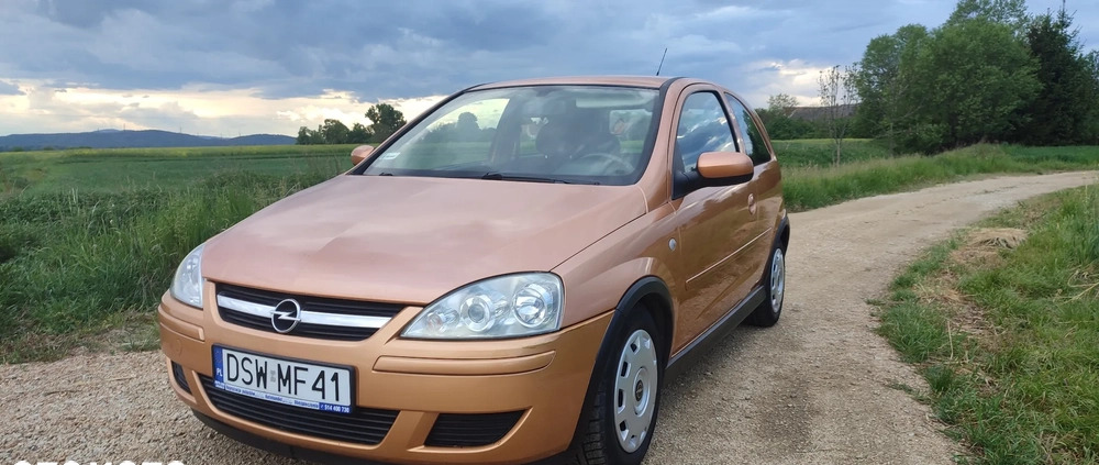 Opel Corsa cena 6400 przebieg: 207808, rok produkcji 2005 z Strzegom małe 781